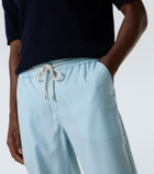 Vilebrequin Parc striped wool-blend slim pants