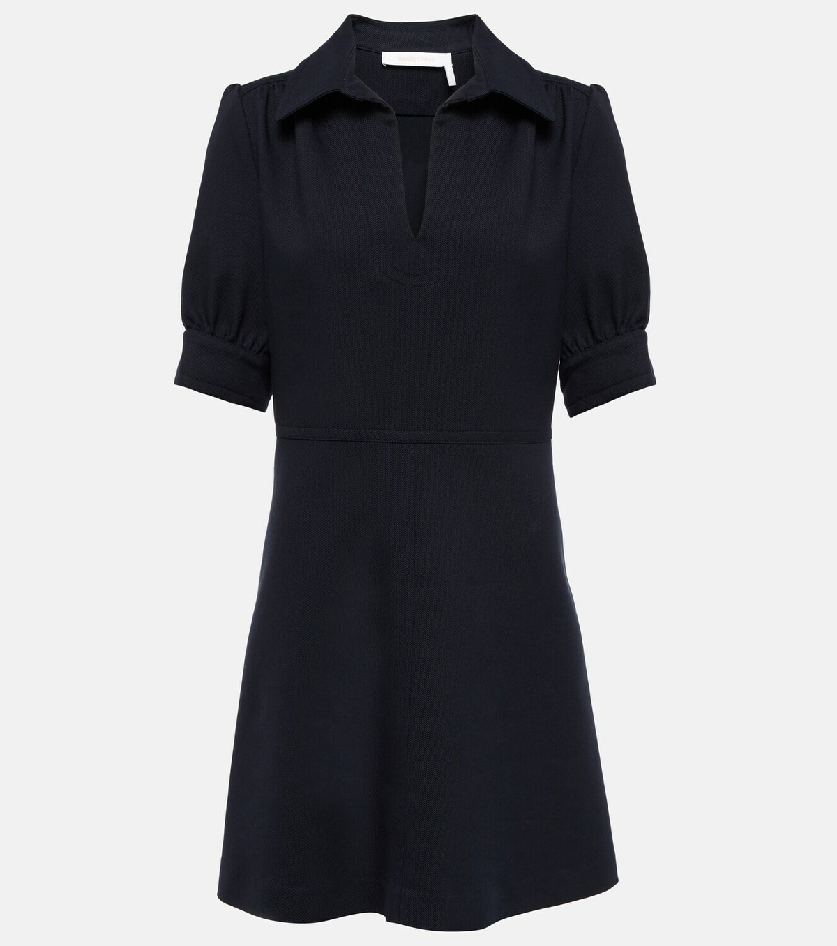 See By Chloe - A-line cotton-blend minidress