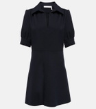 See By Chloe - A-line cotton-blend minidress