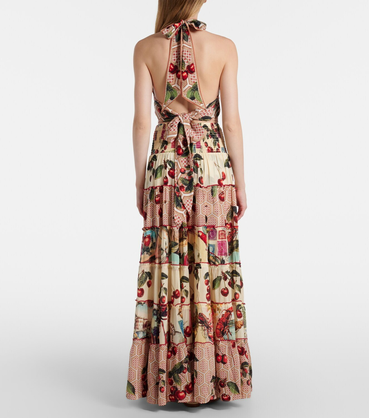 Camilla Notes From The Road printed silk top