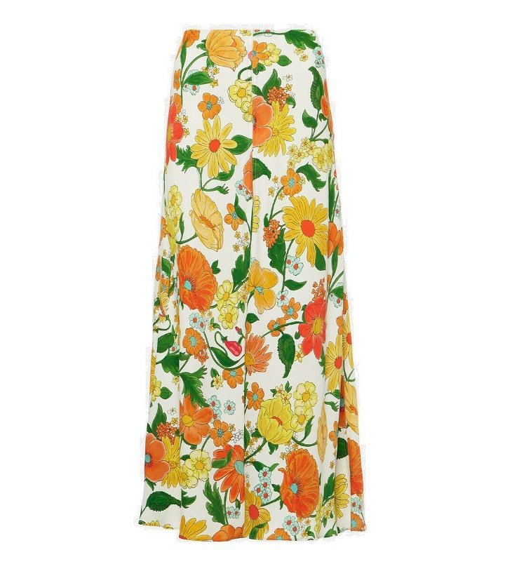 Photo: Stella McCartney Floral cady maxi skirt