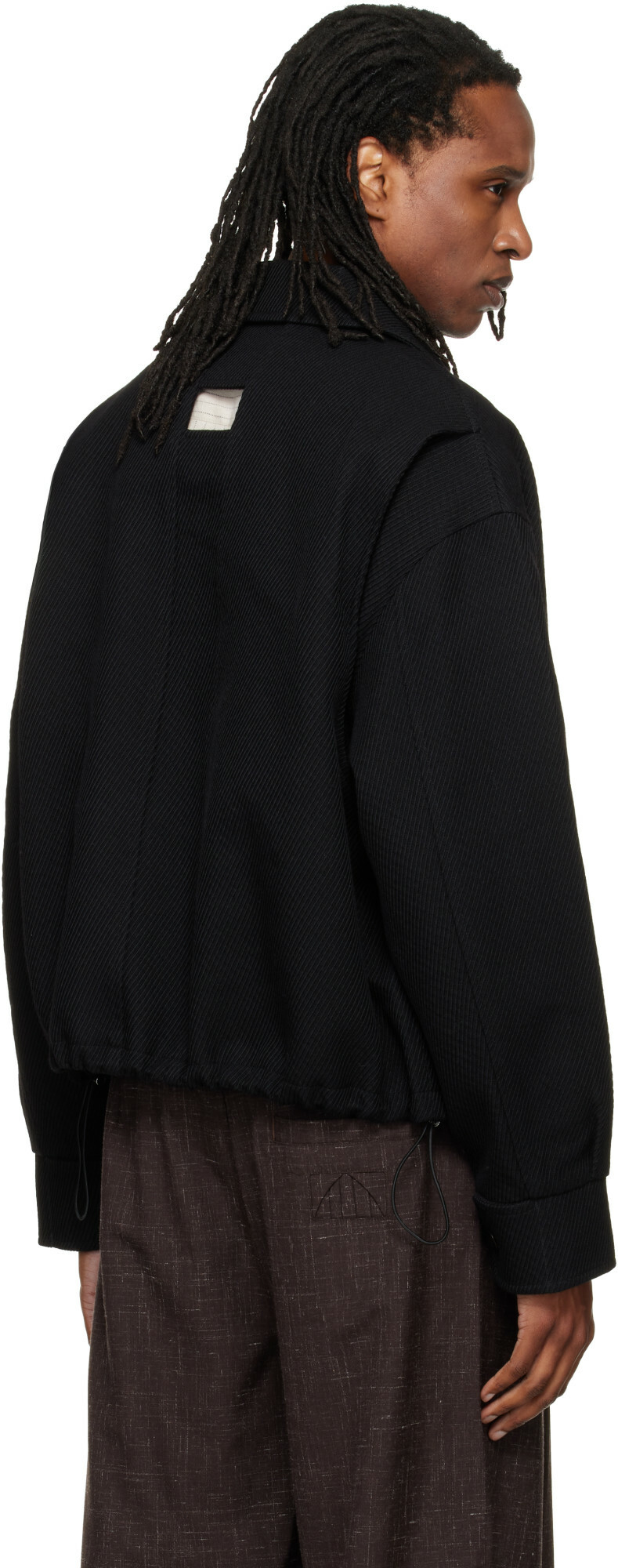 NULLUS Black Layered Placket MK3 Jacket