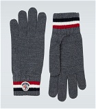 Moncler - Wool ribbed gloves
