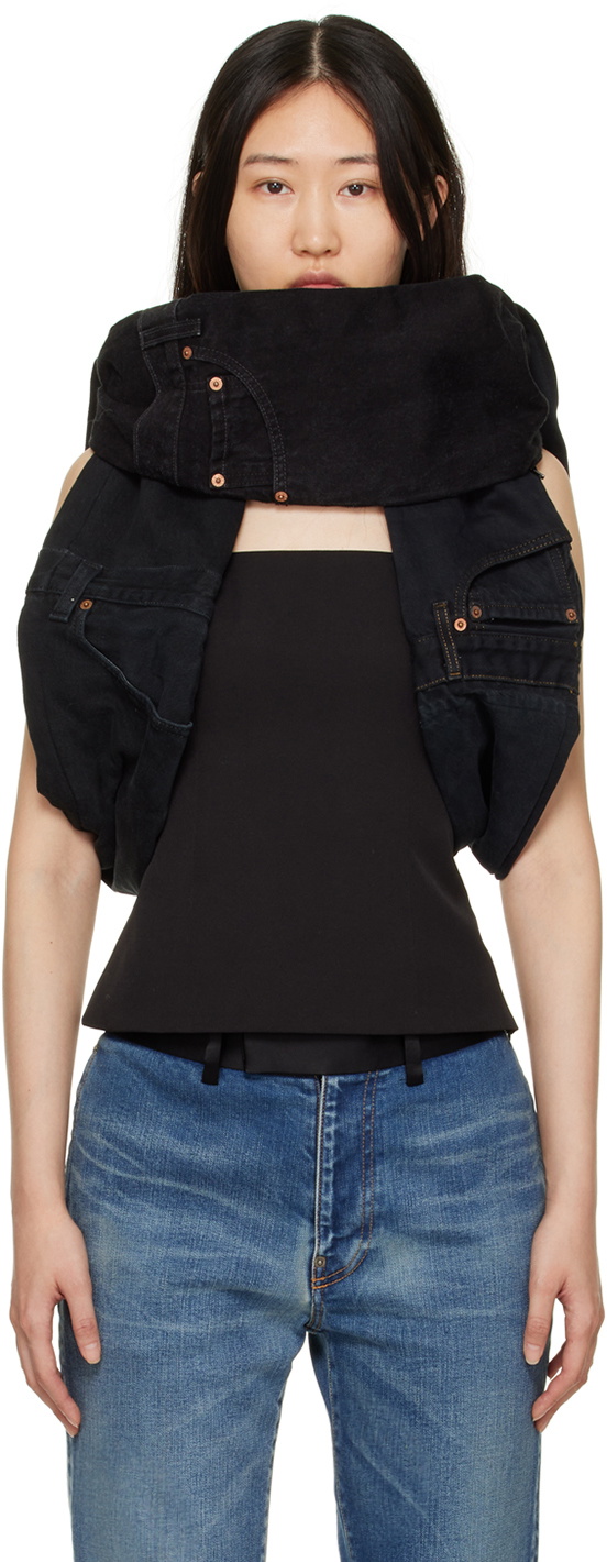 Bless SSENSE Exclusive Black Shoulder Bag