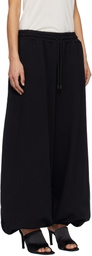 LU'U DAN Black Baggy Bontans Sweatpants