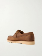 Sebago - Askook Waxed-Leather Boat Shoes - Brown