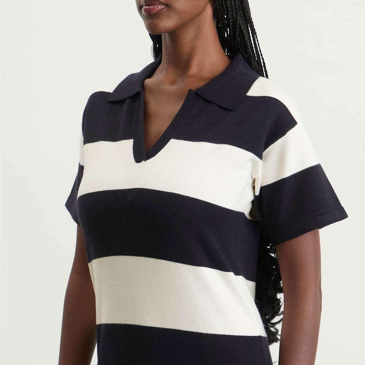 4th & Reckless Women's Esme Polo Dress in Stripe