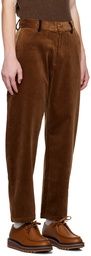 De Bonne Facture Brown Paneled Balloon Trousers