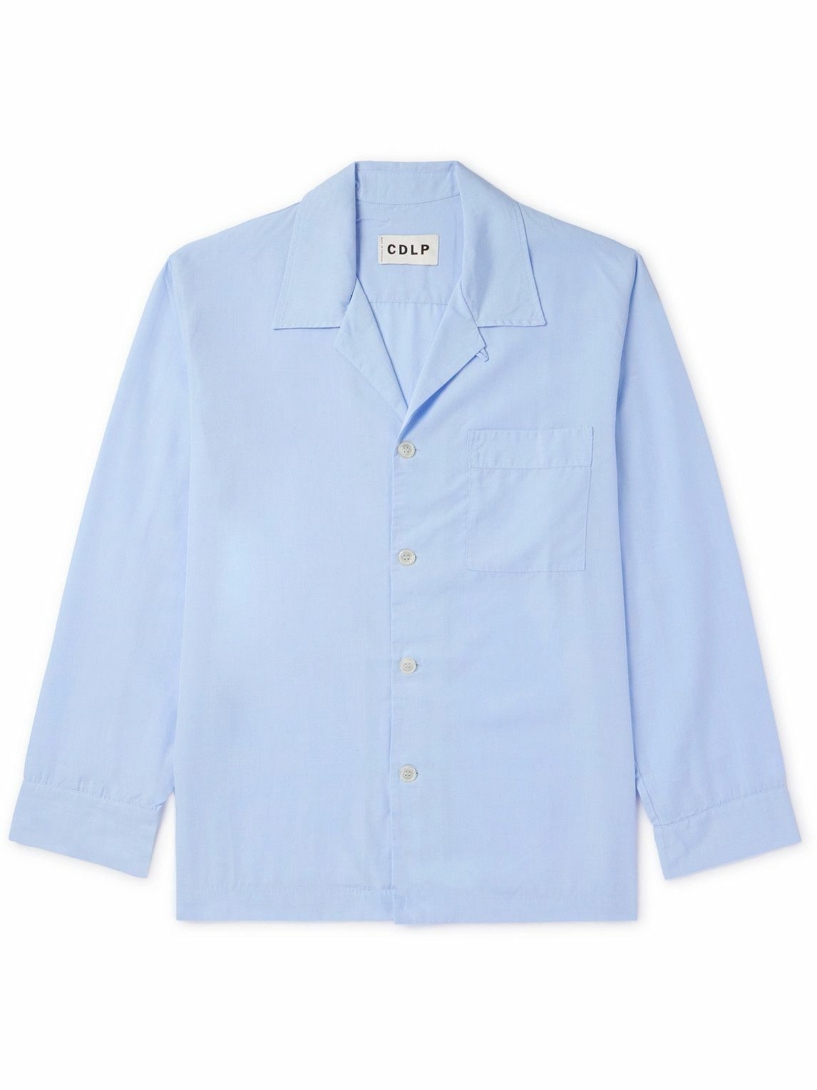 CDLP - Camp-Collar Lyocell Pyjama Shirt - Blue