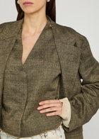 Our Legacy Base Linen and Silk-blend Waistcoat Brown