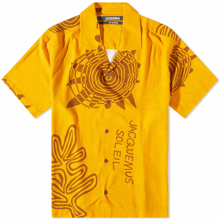 Photo: Jacquemus Men's Arty Sun Vacation Shirt in Orange