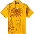 Jacquemus Men's Arty Sun Vacation Shirt in Orange
