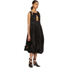 JW Anderson Black Utility Pockets Balloon Dress