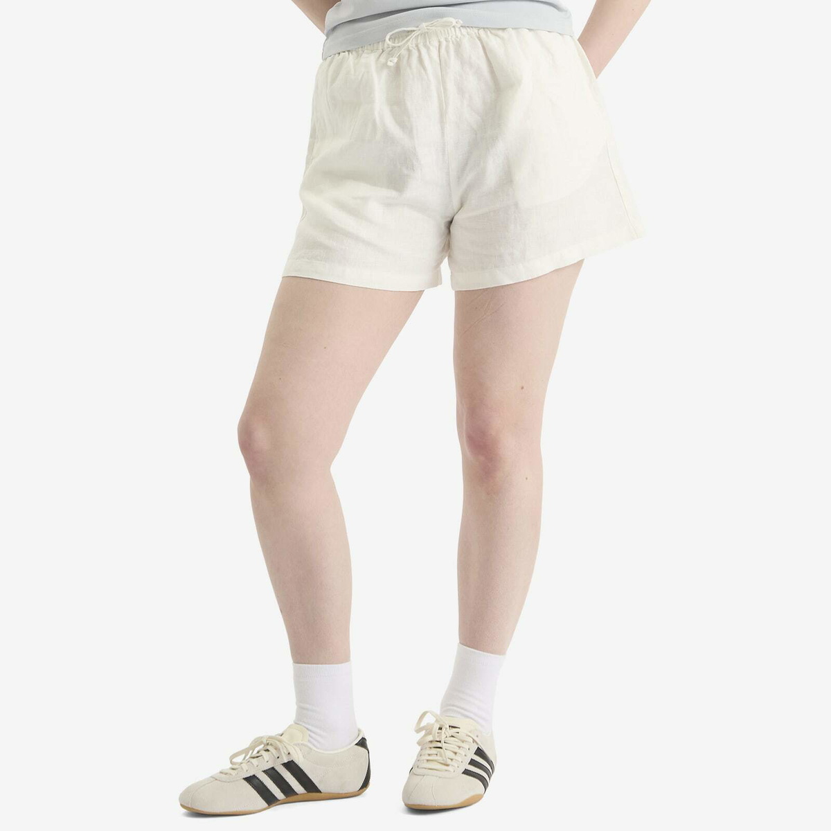 Samsøe Samsøe Women's Maren String Shorts in Egret