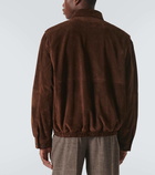The Row Ronan suede blouson