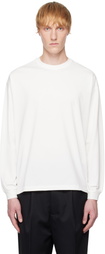 YOKE White Recycled Suvin Cotton Jersey T-shirt
