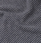 Officine Generale - Striped Wool and Cashmere-Blend Sweater - Gray