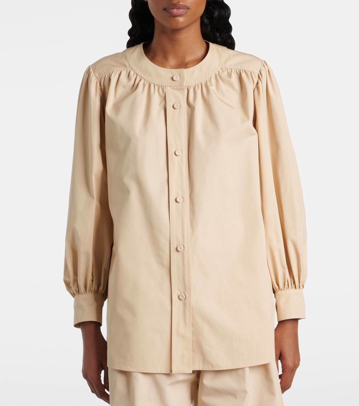 Loro Piana Hailey cotton blouse