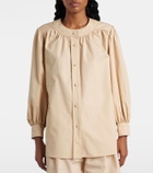 Loro Piana Hailey cotton blouse