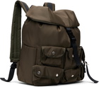 sacai Khaki Nylon Backpack
