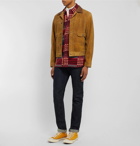 RRL - Checked Wool and Cashmere-Blend Jacquard Shirt - Men - Red