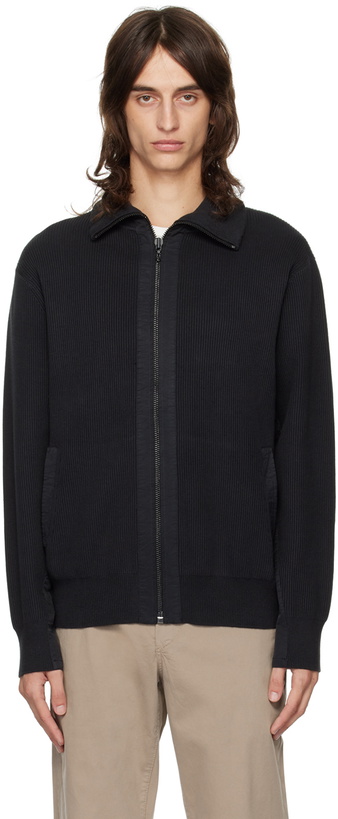 Photo: rag & bone Gray Washed Dexter Andrew Sweater