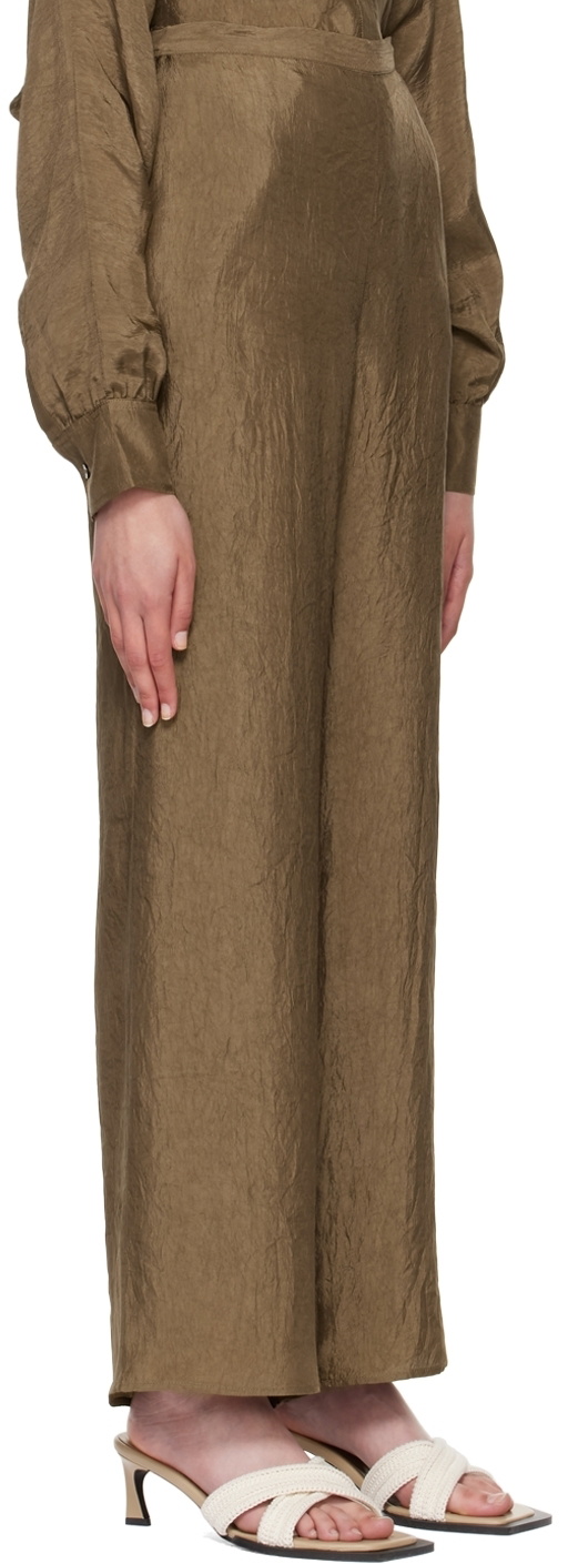 Missing You Already Khaki Crinkled Lounge Pants