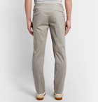 Incotex - Slim-Fit Stretch-Cotton Poplin Trousers - Neutrals