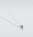 Gucci Interlocking G sterling silver necklace