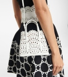 Alaïa Le Mina 16 Vienne Wave leather tote bag