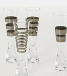 Tom Dixon - Tank set of 4 champagne flute glasses