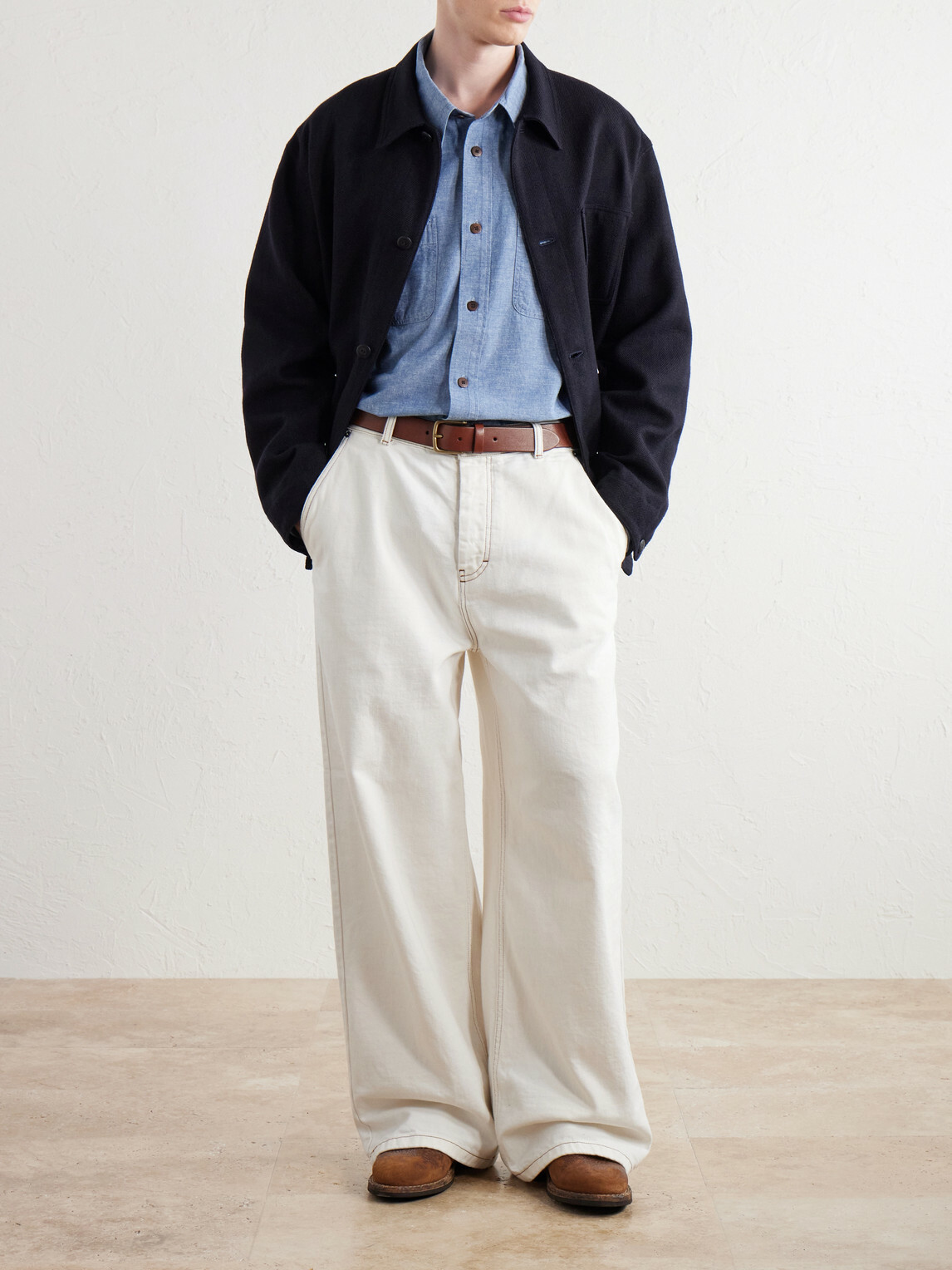 Visvim - Briggs Cotton-Chambray Shirt - Blue
