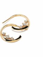 Lizzie Mandler Fine Jewelry 18K Yellow Gold Diamond Hoop Earrings