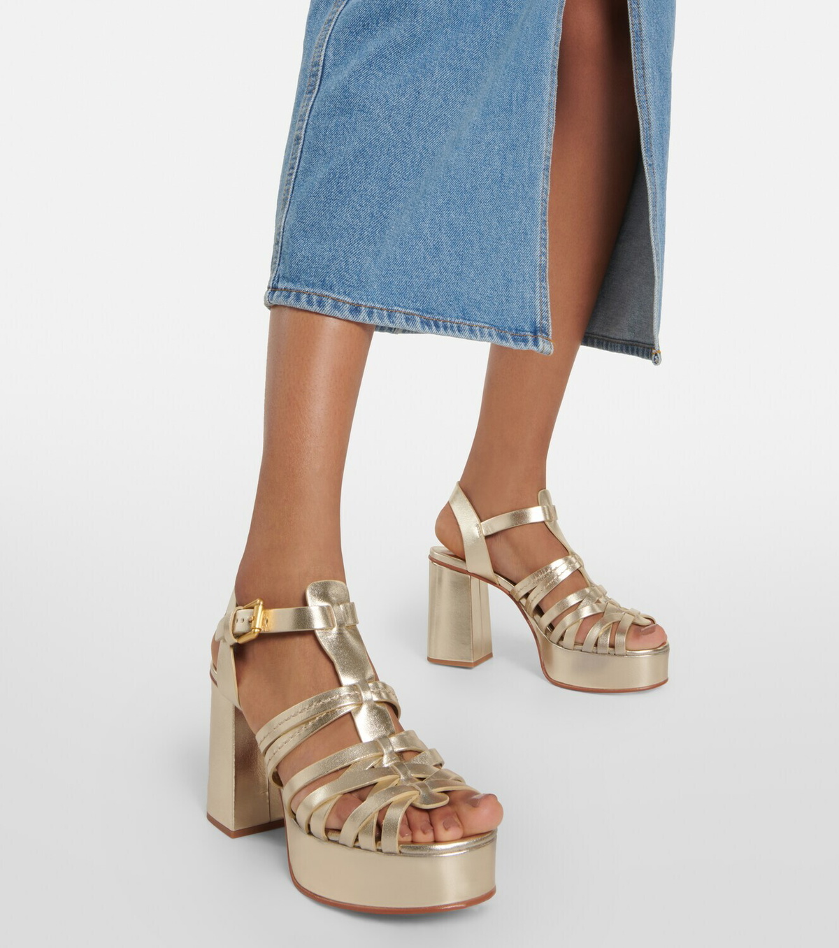 See by chloe hot sale leather sandals