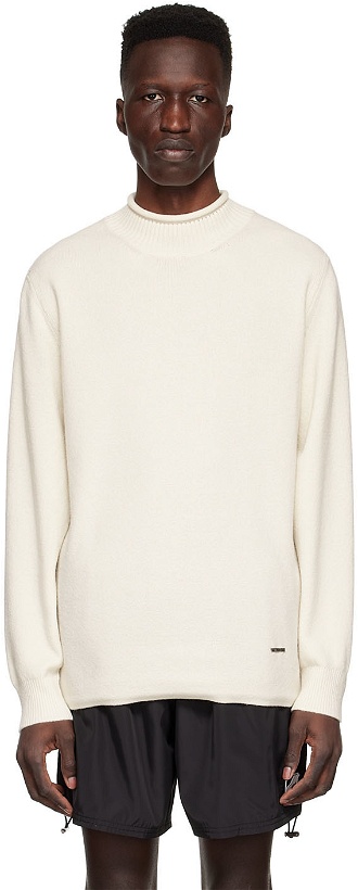 Photo: We11done Off-White Cashmere Sweater