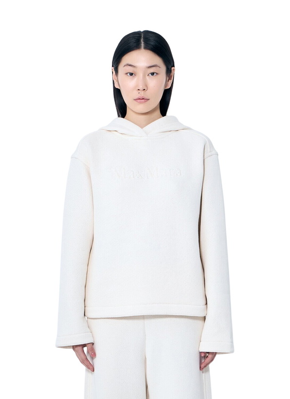 Photo: Max Mara Logo Embroidery Hooded Sweatshirt