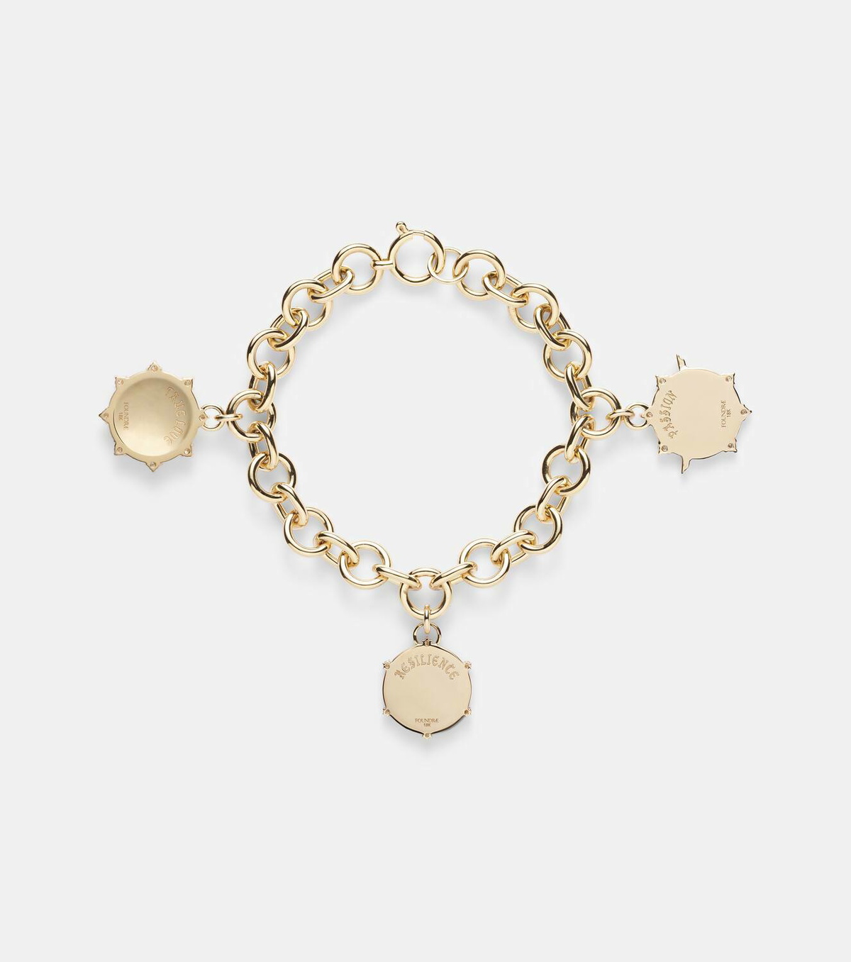 FoundRae Resilience and Blossom 18kt gold bracelet with diamonds
