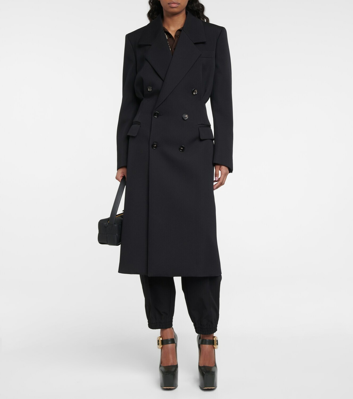 コート Bottega Veneta double-breasted stretch wool coat Bottega Veneta - Double-breasted wool coat Bottega Veneta