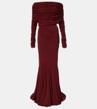 Entire Studios Bound off-shoulder gown