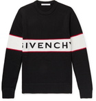 Givenchy - Logo-Intarsia Wool Sweater - Men - Black