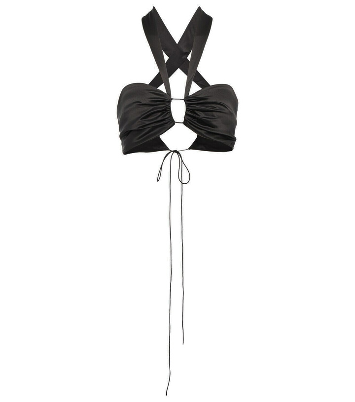 Photo: The Sei Silk satin bra top
