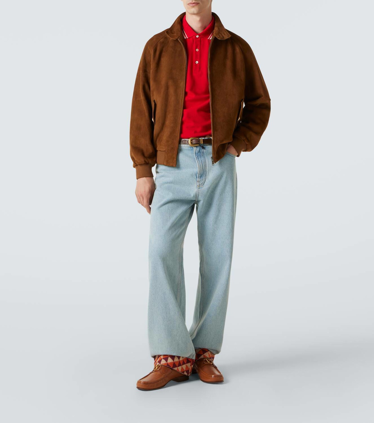 Valentino VLogo cotton piqué polo shirt
