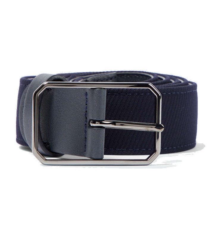 Photo: Loro Piana - Tailor leather and wool belt