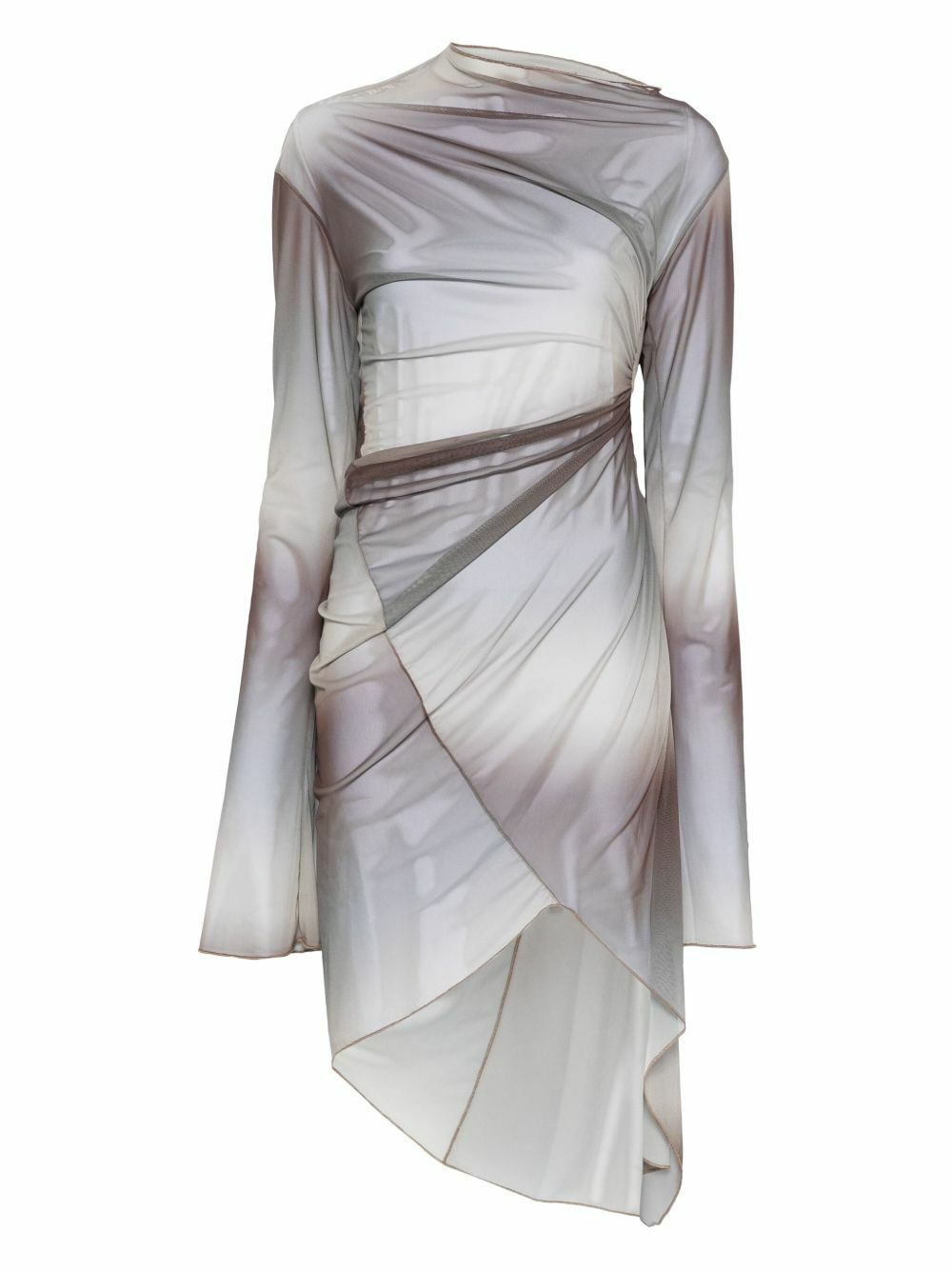 Jade Cropper Draped Twisted Mini Dress
