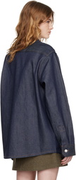 A.P.C. Navy Denim Overshirt