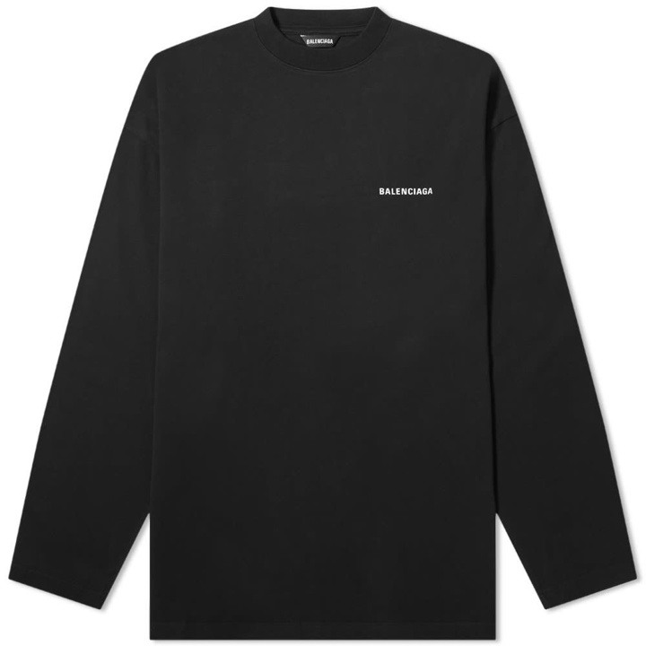 Photo: Balenciaga Long Sleeve Oversize Defile Tee