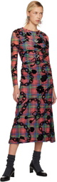 Chopova Lowena Multicolor Sonicscape Mesh Midi Dress