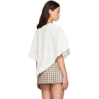 Sandy Liang White Soba Cape
