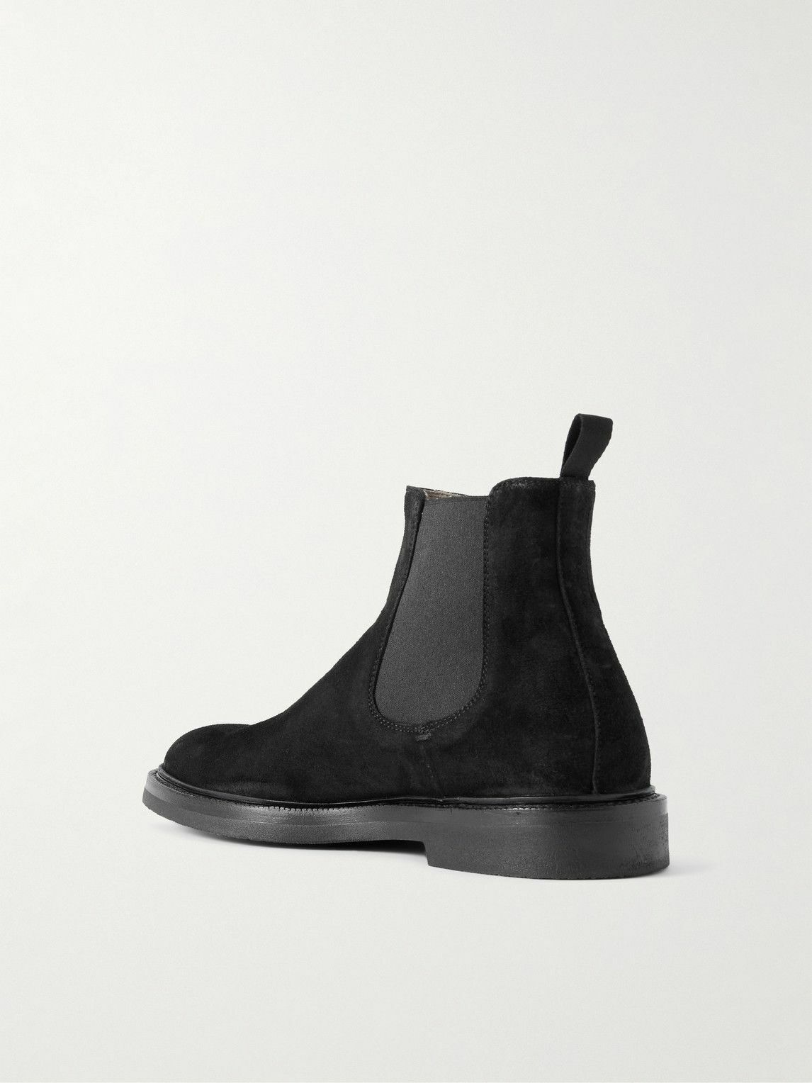 Officine Creative - Dude Flexi Suede Chelsea Boots - Black
