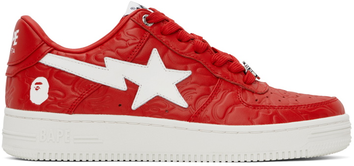 Photo: BAPE Red STA #3 M1 Sneakers